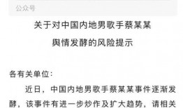 歌手蔡某某爆料了吗视频,揭秘娱乐圈背后真相